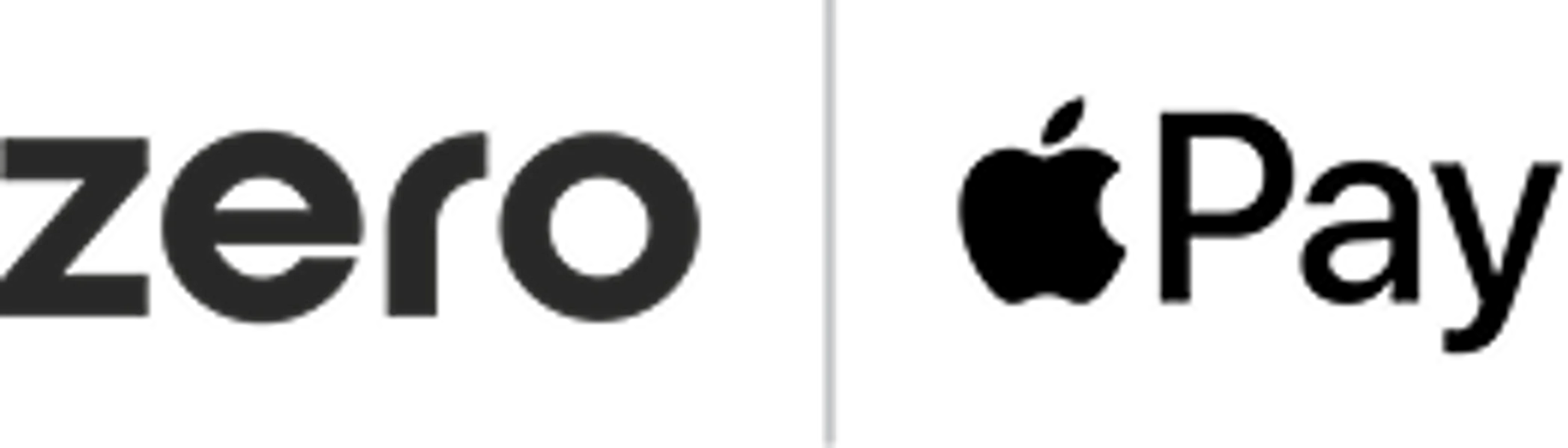 Zero and Apple Pay Logos